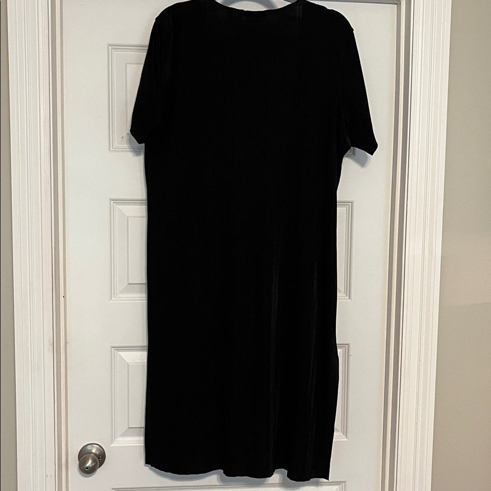 Cyrus Black Ribbed Duster size L - Picture 5 of 5